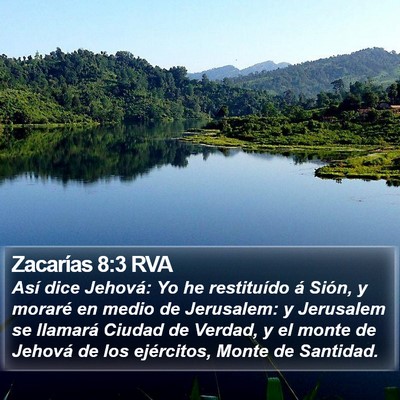 Zacarías 8:3 RVA Bible Verse Image