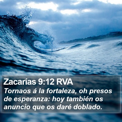 Zacarías 9:12 RVA Bible Verse Image