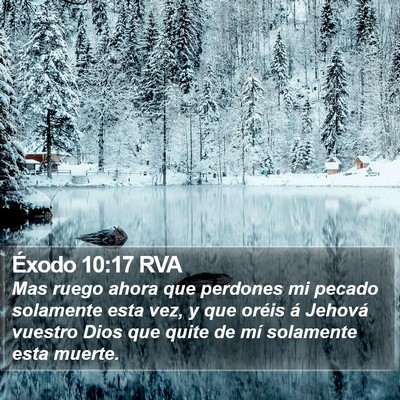 Éxodo 10:17 RVA Bible Verse Image