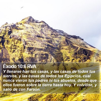 Éxodo 10:6 RVA Bible Verse Image