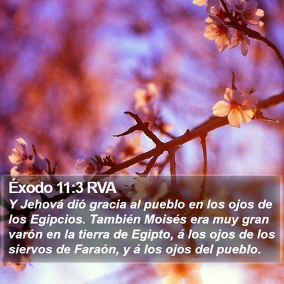Éxodo 11:3 RVA Bible Verse Image