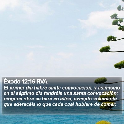 Éxodo 12:16 RVA Bible Verse Image