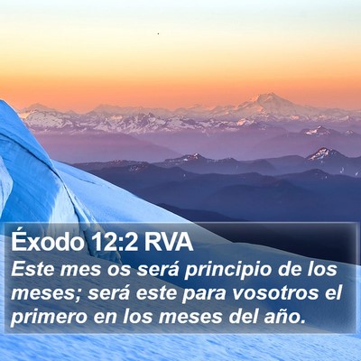 Éxodo 12:2 RVA Bible Verse Image