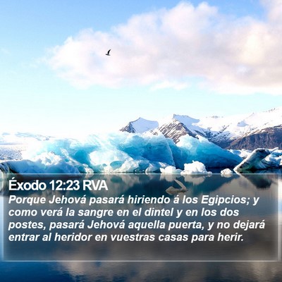 Éxodo 12:23 RVA Bible Verse Image