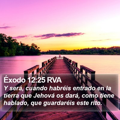 Éxodo 12:25 RVA Bible Verse Image
