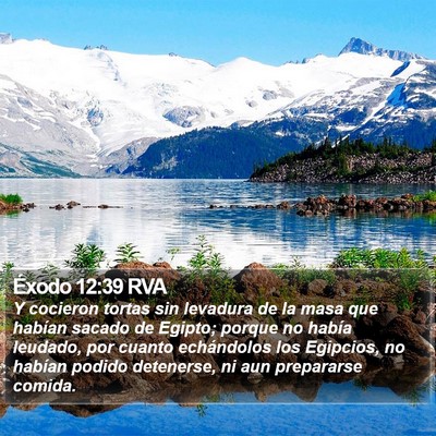 Éxodo 12:39 RVA Bible Verse Image