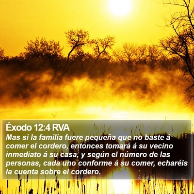 Éxodo 12:4 RVA Bible Verse Image