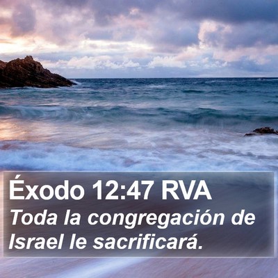 Éxodo 12:47 RVA Bible Verse Image