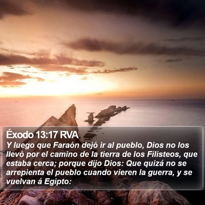 Éxodo 13:17 RVA Bible Verse Image