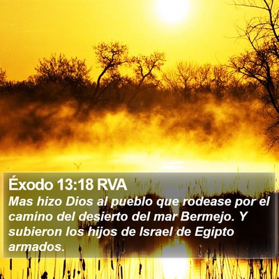 Éxodo 13:18 RVA Bible Verse Image