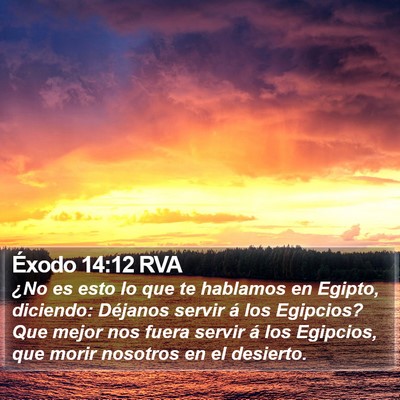 Éxodo 14:12 RVA Bible Verse Image
