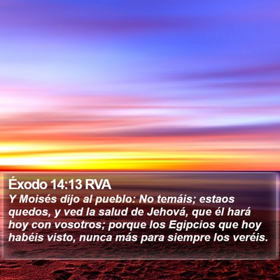 Éxodo 14:13 RVA Bible Verse Image