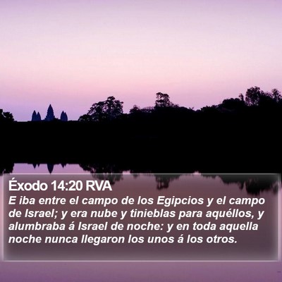 Éxodo 14:20 RVA Bible Verse Image