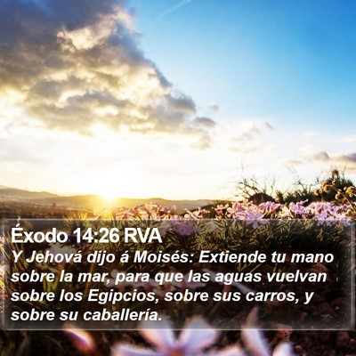 Éxodo 14:26 RVA Bible Verse Image