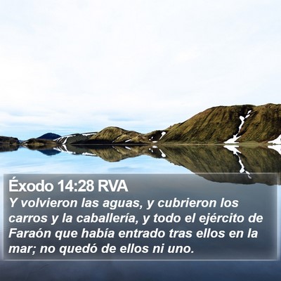 Éxodo 14:28 RVA Bible Verse Image