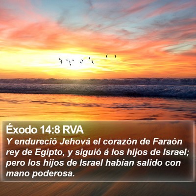 Éxodo 14:8 RVA Bible Verse Image