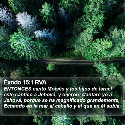 Éxodo 15:1 RVA Bible Verse Image