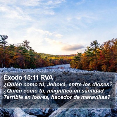 Éxodo 15:11 RVA Bible Verse Image