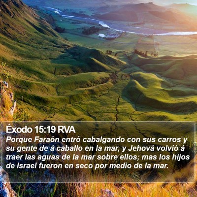 Éxodo 15:19 RVA Bible Verse Image