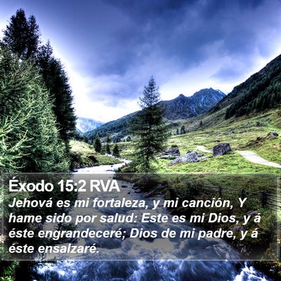 Éxodo 15:2 RVA Bible Verse Image