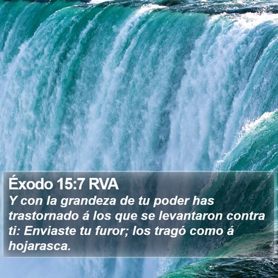 Éxodo 15:7 RVA Bible Verse Image