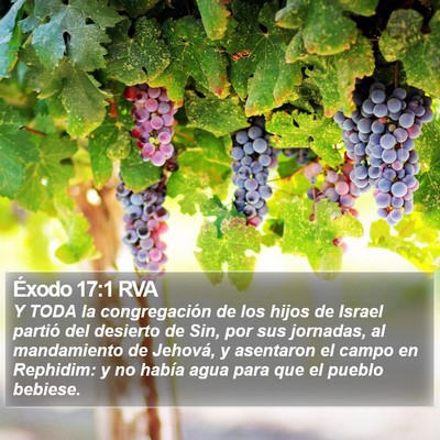 Éxodo 17:1 RVA Bible Verse Image