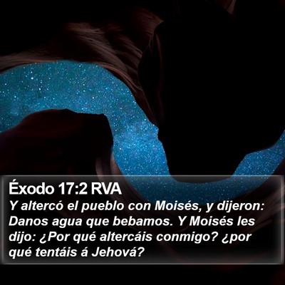 Éxodo 17:2 RVA Bible Verse Image
