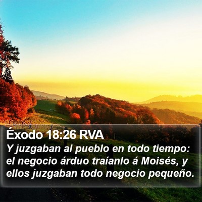 Éxodo 18:26 RVA Bible Verse Image