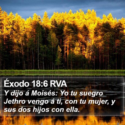 Éxodo 18:6 RVA Bible Verse Image