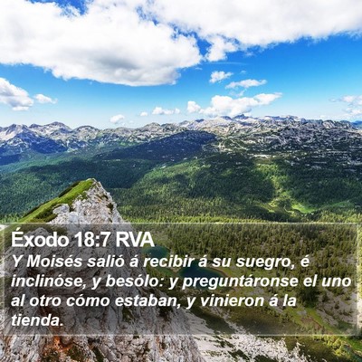 Éxodo 18:7 RVA Bible Verse Image