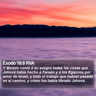 Éxodo 18:8 RVA Bible Verse Image