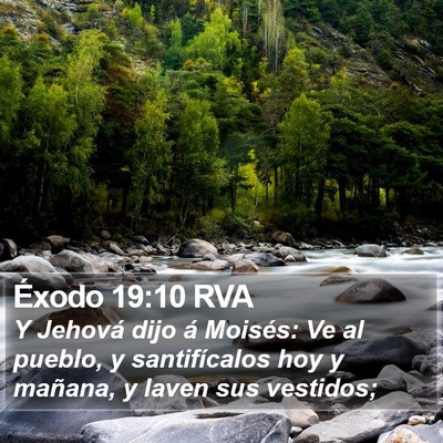 Éxodo 19:10 RVA Bible Verse Image