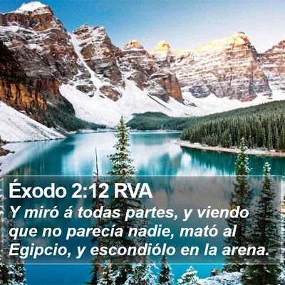 Éxodo 2:12 RVA Bible Verse Image