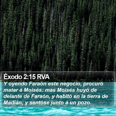 Éxodo 2:15 RVA Bible Verse Image