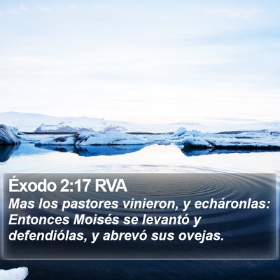 Éxodo 2:17 RVA Bible Verse Image
