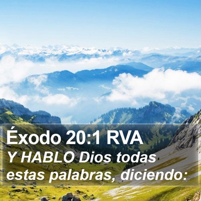 Éxodo 20:1 RVA Bible Verse Image
