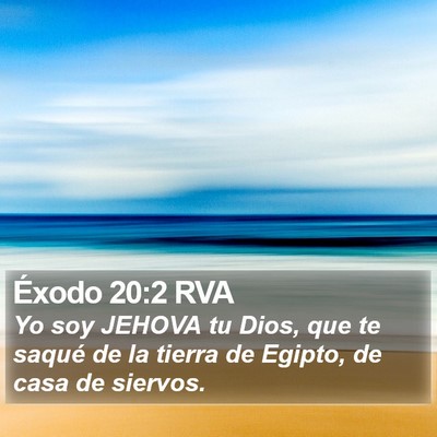 Éxodo 20:2 RVA Bible Verse Image