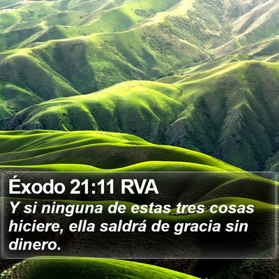 Éxodo 21:11 RVA Bible Verse Image