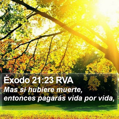 Éxodo 21:23 RVA Bible Verse Image