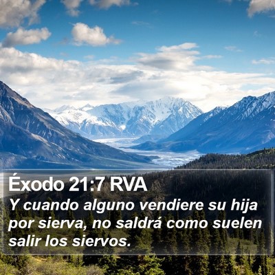 Éxodo 21:7 RVA Bible Verse Image