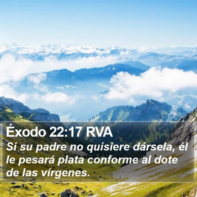 Éxodo 22:17 RVA Bible Verse Image