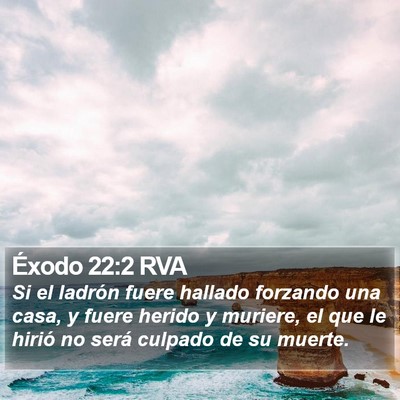 Éxodo 22:2 RVA Bible Verse Image