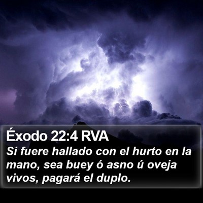 Éxodo 22:4 RVA Bible Verse Image