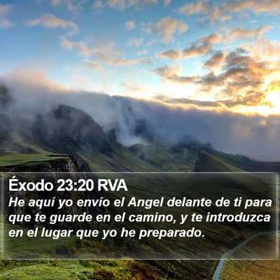 Éxodo 23:20 RVA Bible Verse Image