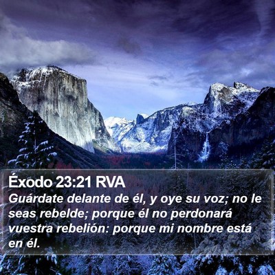 Éxodo 23:21 RVA Bible Verse Image