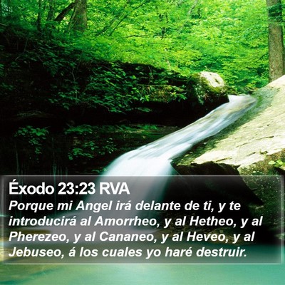 Éxodo 23:23 RVA Bible Verse Image