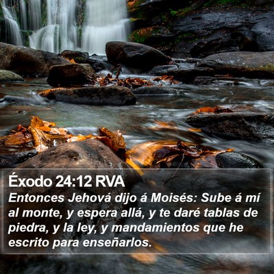Éxodo 24:12 RVA Bible Verse Image