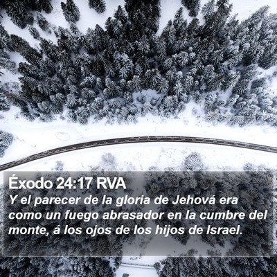 Éxodo 24:17 RVA Bible Verse Image