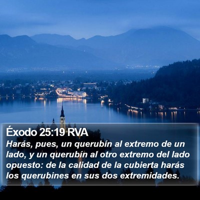 Éxodo 25:19 RVA Bible Verse Image