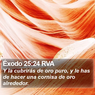 Éxodo 25:24 RVA Bible Verse Image